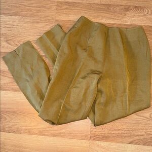 EUC SILK TROUSERS Classiques Entier hight waisted silk pants size 6